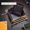 Leather Valet Tray for Men & Women – Small Jewelry Catchall, Desktop & Nightstand Organizer, Portable Travel Key Tray for Entryway, Watches, and Small Items (Red & Black)